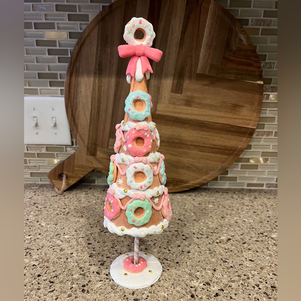 Pastel Donut Christmas Tree Decor